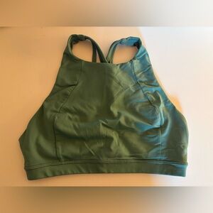 Green LULULEMON Sports Bra